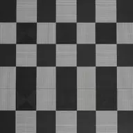 ShowFloor Black & Silver Checkerboard
