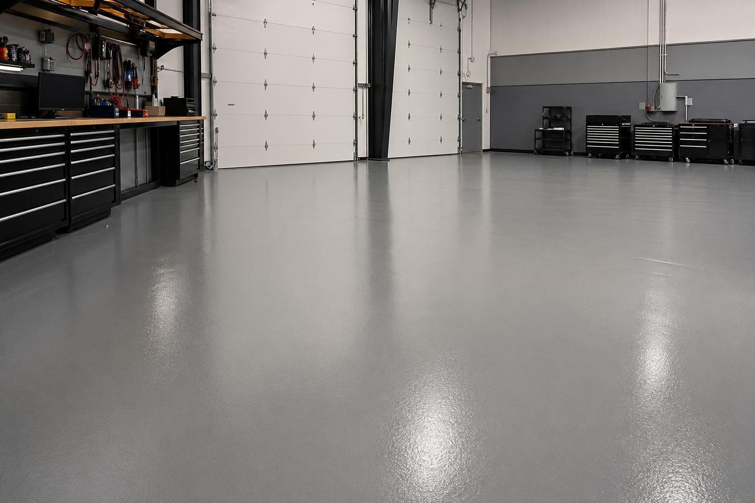 Shop coating project photo